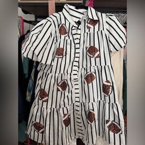 Shop Impressions Sparkly Football Dress